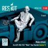 RESKIT RSF48-0133 Male driver for A/S-32A-31A Mule Tow Tractor (scene 1) (1 pcs) (3D Printed) (1/48)